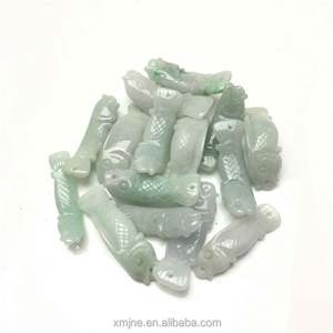 Jadeite ได้รับการรับรองเกรด A Sihui ขายส่งหยกพม่าเครื่องประดับจี้หยกจี้ข้อมือปลาเครื่องประดับ - Product Image 5