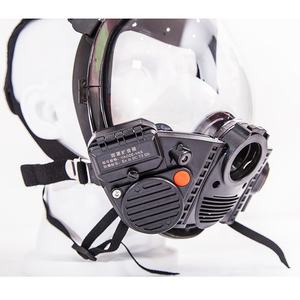 Máscara de gás de rádio de comunicação portátil sem fio com lente antiembaçante - Product Image 3