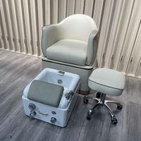 Fauteuil de pédicure moderne de luxe pour salon de beauté, sans plomberie, avec pompe à jet, pour soins des pieds et équipement de spa