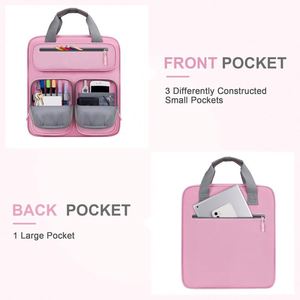กระเป๋าใส่แล็ปท็อป Case-it รุ่นใหม่ ดีไซน์เรียบง่าย อเนกประสงค์ กันน้ำ พกพาสะดวก สำหรับผู้ชายและผู้หญิง ความจุขนาดใหญ่ - Product Image 4