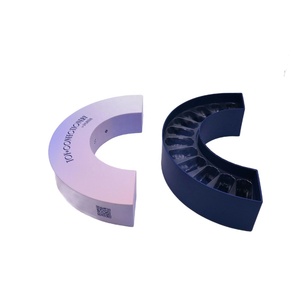 Tùy Chỉnh Rỗng Sô Cô La Cookie Hộp Sang Trọng 12 Gói Sesonal Tông Macaron Hộp Quà Tặng Với Divider Nửa Vòng Cứng Nhắc Macaron Hộp - Product Image 1