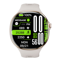 Montre connectée 4G GPS Fashion M100 avec suivi de la fréquence cardiaque, suivi de la santé, NFC, étanche IP67, grand écran 2,4 pouces, 3+32 Go