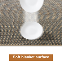 Alfombra y alfombra absorbente lavable Floral antideslizante estampada, juego de alfombrillas de cocina para suelo, alfombrilla de pie cómoda acolchada de lino Fux