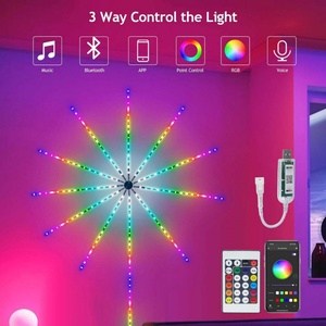 Tira de Luces LED RGB Inteligente para el Hogar, Luces Decorativas de Navidad con Control Remoto/Aplicación, 5V - Product Image 2