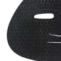 Masque facial en feuille de mûrier noir écologique de haute qualité, matériau en maille diamantée, contrôle du sébum, hydratant, blanchissant