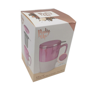 Bán buôn biểu tượng tùy chỉnh in có thể gập lại hộp các tông màu trắng tùy chỉnh in cho trà // cốc cà phê cốc - Product Image 5