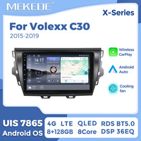 MEKEDE X10 X20 X30 X40 UIS7865 8+128G QLED AKM DSP CarPlay sans fil Android Auto pour Volexx C30 2015-2019