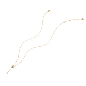 Collana con Ciondolo a Cilindro per Donne, Accessorio Moda per Uso Quotidiano, Catena per Clavicola - Product Image 6