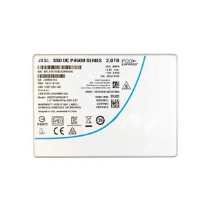 SSDPE2KX020T7 P4500シリーズ 2TB TLC PCI 3.1 X4 NVMe (AES-256 / PLP) U.2 2.5インチ内蔵ソリッドステートドライブ SSD - Product Image 3