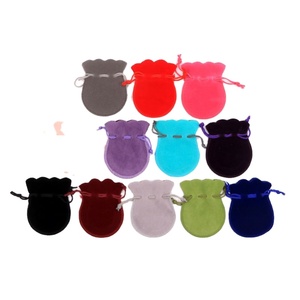 Sacs en velours à cordon de serrage de haute qualité avec logo, vente chaude, pochettes à bijoux en velours pour l'emballage - Product Image 1