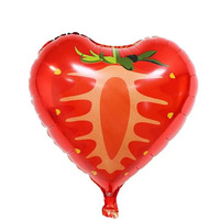 18 inch fruit aluminiumfolie drijvende weerballon verjaardagsfeestje kinderdag decoratie watermeloen oranje aardbei