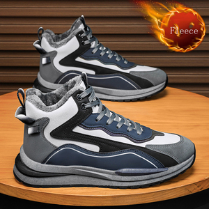SFS – chaussures chaudes en polaire pour hommes, baskets polyvalentes pour jeunes, chaussures de sport à plateforme haute, décontractées - Product Image 6
