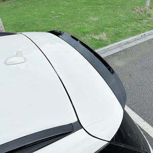 Mercedes-Benz Rear Spoiler Piano <b>Black</b> Carbon Fiber Texture ABS Ducktail <b>Trunk</b> Lip 2012-2018 W166 ML-Class GLE-Class - Product Image 2