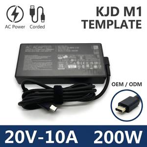 Cargador de Laptop USB Tipo-C <span class=keywords><strong>A20</strong></span>-200P1A de 200W 20V 10A, Adaptador de CA para ASUS ROG Zephyrus G14 G15 M16 Duo 15 - Product Image 1