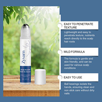 Rouleau de massage Zyvarn pour sérum capillaire portable et compact avec applicateur roll-on pour une routine quotidienne du cuir chevelu et des cheveux