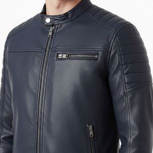 Chaqueta de Cuero para Hombre de Diseño Único, Impermeable, Ecológica, de Alta Calidad, Servicio OEM a Precio Razonable - Product Image 3