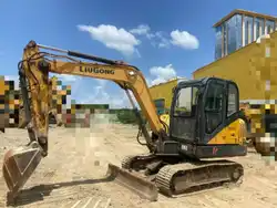 Mini pelle Liugong 9075F avec CE/EPA 7.5Ton Mini pelle hydraulique sur chenilles terrassement pelle flambant neuf pelles chinoises - Product Image 2