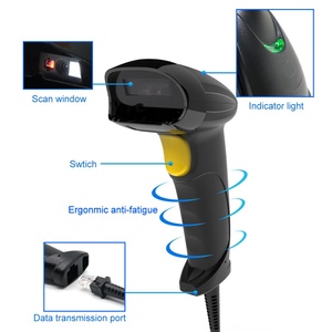 Escáner automático de códigos de barras 2D con soporte, interfaz USB, lector de códigos QR para pago móvil, en stock - Product Image 3