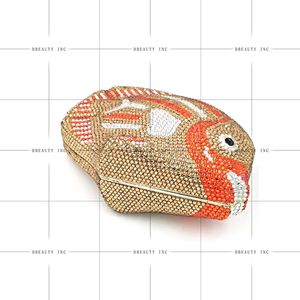Women's Fish Rhinestone Crystal Classic Casual Purses Mini Formal Party Evening Bag Prom <b>Wedding</b> Clutches <b>Handbag</b> - Product Image 6