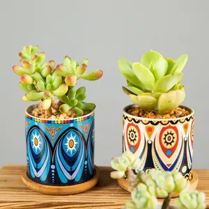 Pots de plantes d'intérieur Petits pots de plantes d'intérieur en céramique avec récipients de plantation pots de fleurs et jardinières
