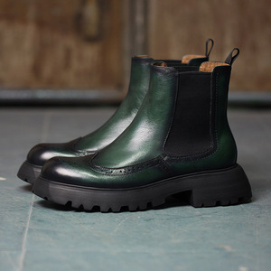 Zapatos de vestir de cuero <span class=keywords><strong>para</strong></span> <span class=keywords><strong>Hombre</strong></span>, botas con punta de cuero a la moda, regalos <span class=keywords><strong>para</strong></span> <span class=keywords><strong>Hombre</strong></span> que lo tiene todo - Product Image 6
