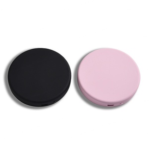 Hot Selling Cute Pink Compact Hand Pocket Vanity LED <b>Make</b> <b>up</b> <b>Mirror</b> <b>With</b> LED <b>Light</b> - Product Image 5