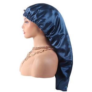 <span class=keywords><strong>Bonnet</strong></span> de nuit en <span class=keywords><strong>satin</strong></span> de soie pour tresses, dreadlocks et <span class=keywords><strong>cheveux</strong></span> bouclés, pour femmes et hommes, noir, soin des <span class=keywords><strong>cheveux</strong></span> crépus, sauna capillaire - Product Image 3