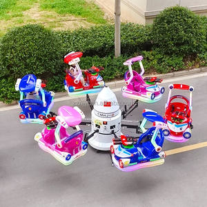 Parco cittadino strutture giochi per bambini incandescente elettrico ruotando su e giù per piccoli bambini aerei che guidano giostre Game Plaza - Product Image 1