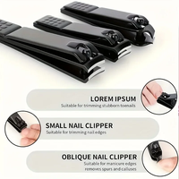 Ensemble de manucure et pédicure professionnel de luxe en 7 pièces, kit de soin en acier inoxydable avec étui de voyage en cuir pour la maison, le salon ou comme cadeau