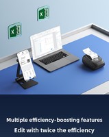 Imprimante d'étiquettes thermiques portable Bluetooth 221B, étiquettes adhésives/autocollants/codes-barres pour usage commercial et domestique
