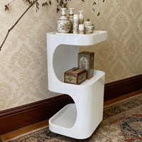 Chariot de rangement multifonctionnel en bois pour salon de beauté et barbier, idéal pour les soins du visage et les outils de beauté - Vente en gros