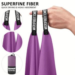 Quick-Drying <b>Microfiber</b> Sports <b>Towel</b> - Highly Absorbent Sweat-Wicking, Perfect for Outdoor Fitness and Hiking - Product Image 2