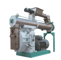 Machine à granulés de bois pour la production de combustible biomasse à partir de sciure et de copeaux de bois avec fonctionnement automatique, moteur 110 kW, production de 6-20 kg/h