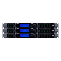 CX4800 Procesador de audio 4 en 8 salidas Software original Rack de unidad de audio profesional Altavoz profesional, accesorios y piezas de audio