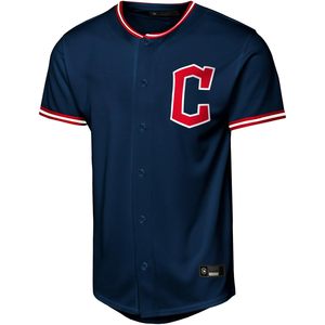 Cleveland Guardians - Camiseta alternativa azul marino para niños y jóvenes, manga corta, cuello de béisbol, absorbe la humedad, ajuste regular - Product Image 2