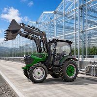 Tracteur 4x4 Supreme 120 CV avec cabine climatisée, système hydraulique robuste, capacité de levage élevée et démarrage électrique