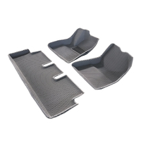 Alfombrilla de Piso para Automóvil Personalizada, Completa, Antideslizante, de PVC/Plástico 5D, para Todas las Estaciones, Compatible con Civic, Alphard, Hiace y Harrier