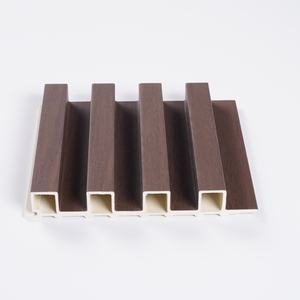 Revêtement mural WPC pour intérieur moderne, panneaux à lattes en bois massif, imperméables, décoratifs, panneaux muraux WPC - Product Image 4