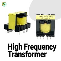 Transformateur à noyau en ferrite PQ/EE/ETD/EE13/EE15, transformateur d'alimentation à commutation haute fréquence