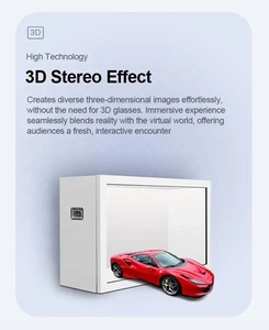 Ventilador de holograma 3D para gabinete LCD de 21,5 "con Monitor de marquesina Digital de alta resolución de 1920*1080 píxeles para pantalla de <span class=keywords><strong>proyector</strong></span> de holograma - Product Image 4