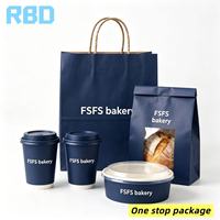 Logo personnalisé, fournitures de café tout-en-un, gobelets à café, couvercles, boîtes en papier, sacs d'emballage, manchons pour les services de livraison de café en boutique