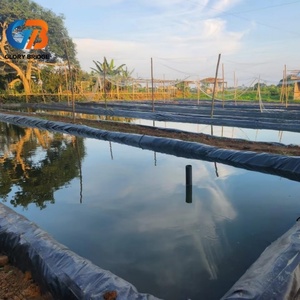 แผ่นใยสังเคราะห์ HDPE คุณภาพสูง ASTM ป้องกันรังสียูวี สำหรับบุบ่อเลี้ยงปลา บ่อเก็บน้ำ บ่อพักน้ำ และอ่างเก็บน้ำ - Product Image 4
