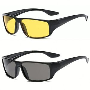 Lunettes de soleil de conduite de jour et de nuit unisexes personnalisées avec logo, protection UV, lunettes de vision nocturne pour hommes - Product Image 1
