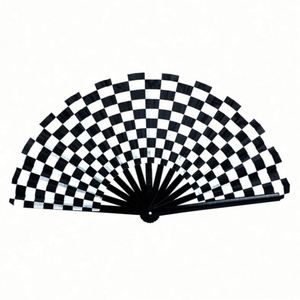 พัดไม้ไผ่พับได้สั่งทำขายส่ง พิมพ์ลายตามต้องการ สำหรับงานเทศกาลและงานปาร์ตี้ EDM - Product Image 1