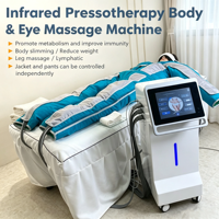 Appareil amincissant 3 en 1, massage vertical, drainage lymphatique, pression d'air, combinaison amincissante détoxifiante avec massage des yeux pour soulager la douleur
