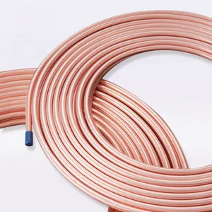 Copper Pipe Insulated Flexible Copper Pipe Ac Copper Pipe For Air Conditioner 1/2 5/8 3/4 7/8