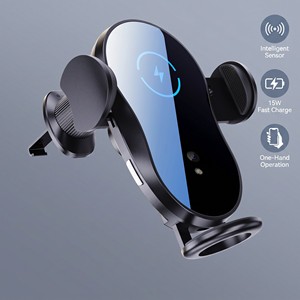 Support de chargeur de voiture sans fil universel X13 15W à induction intelligente, charge rapide - Product Image 1