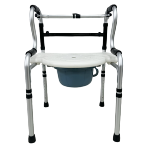 Andador Plegable 3 en 1 CAREME CA911, Marco <span class=keywords><strong>de</strong></span> Apoyo <span class=keywords><strong>para</strong></span> Caminar con Altura Ajustable, Silla <span class=keywords><strong>de</strong></span> <span class=keywords><strong>Ducha</strong></span> Multifuncional <span class=keywords><strong>para</strong></span> Personas <span class=keywords><strong>Mayores</strong></span>, 120 kg - Product Image 2