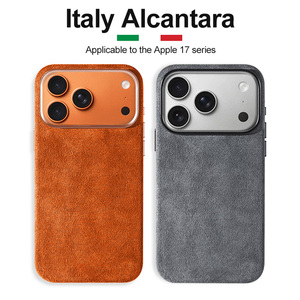 Produits très demandés : Étui de téléphone en cuir artificiel <span class=keywords><strong>Alcantara</strong></span> pour <span class=keywords><strong>iPhone</strong></span> 17 16 15 <span class=keywords><strong>14</strong></span> <span class=keywords><strong>Pro</strong></span> Max, <span class=keywords><strong>coque</strong></span> magnétique antichoc - Product Image 1