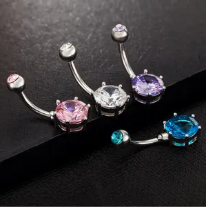 UNIQ 2021 American Style Belly Button Rings Body Piercing Jewelry for Women